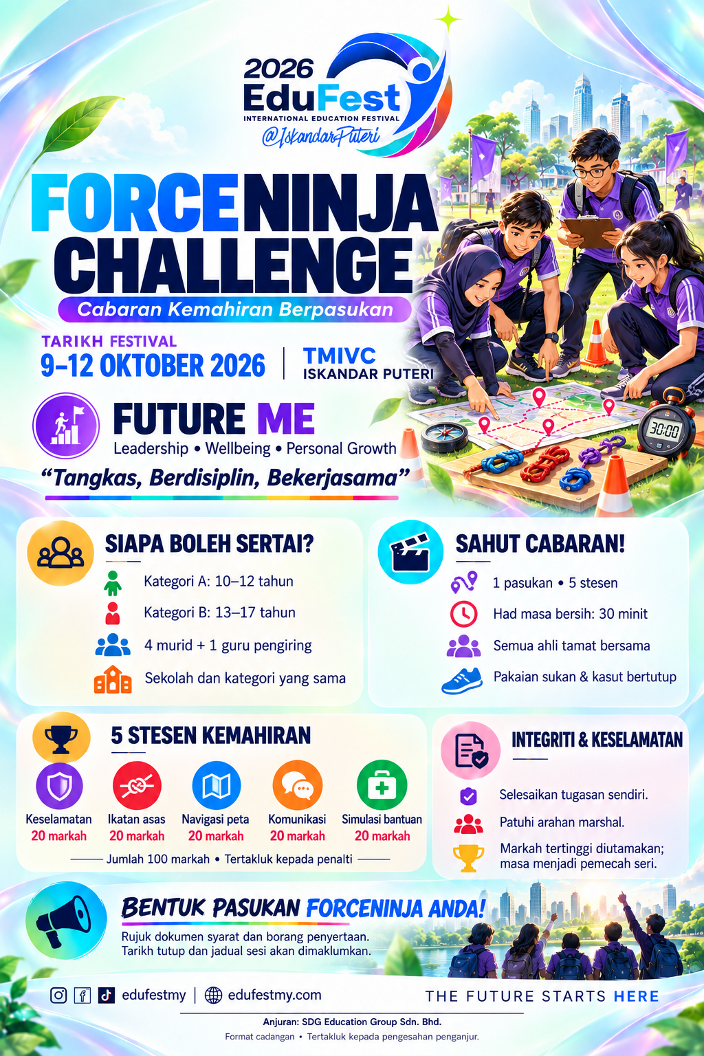 Official Edufest 2026 ForceNinja Challenge poster